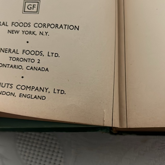 FIRST EDITION vintage cookbook, General Foods Cook Book, 1932 - Picture 3 of 12
